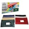 Nadex Coins Vinyl 7-Day Pack of Zippered Bank Deposit Cash and Coin Bags with Card Window Multi-Color NCB9-1003-AST - alternate 2